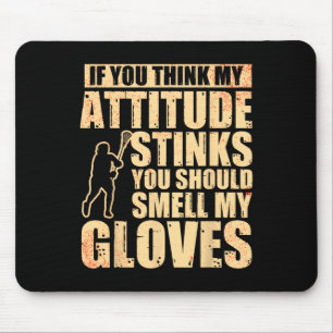 Lacrosse Goalie Lacrosse Gloves Stick Lax Goalie Mouse Pad