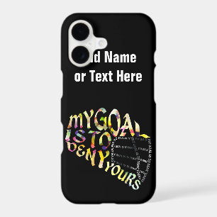 Lacrosse Goalie Mask Typography Phone Cover
