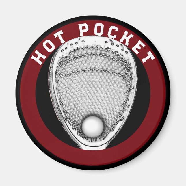 Lacrosse Goalie Novelty Gift Magnet (Front)