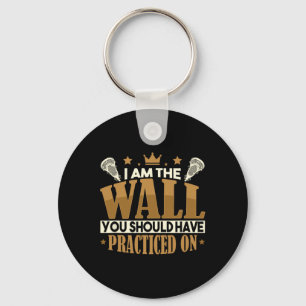 Lacrosse Goalkeeper Funny Lax Player Stick Lacross Key Ring