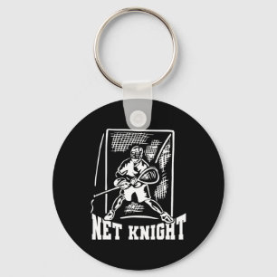 Lacrosse Goalkeeper Lax Player Funny Lacrosse Goal Key Ring