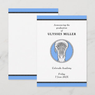 Lacrosse Graduation Announcement