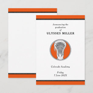 Lacrosse Graduation Announcement