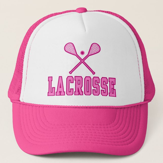 Lacrosse Hats (pink) (Front)