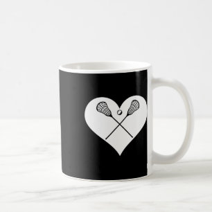 Lacrosse Heart Funny Valentines Day For Lacrosse L Coffee Mug
