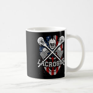 Lacrosse Helmet And Sticks Coffee Mug