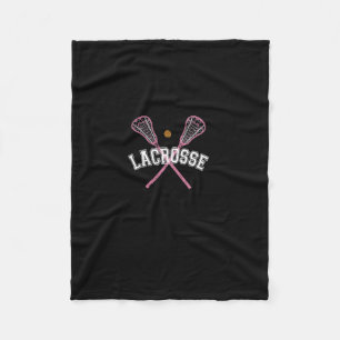 Lacrosse Hoodie Lacrosse Stick Lax Girl Lacrosse P Fleece Blanket