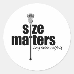 Lacrosse Humour SizeLSM Sticker