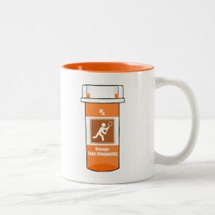 Lacrosse Is My Drug Two-Tone Coffee Mug