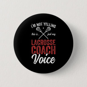 Lacrosse LAX American Flag  6 Cm Round Badge