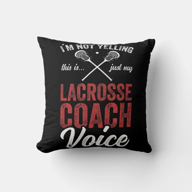 Lacrosse LAX American Flag  Cushion (Front)