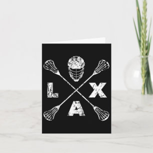 Lacrosse Lax Cross Axis Card