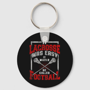 Lacrosse Lax Lacrose Player Goalie Coach Men Women Key Ring