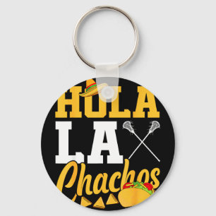 Lacrosse lax mexican cinco de mayo hola laxchachos key ring