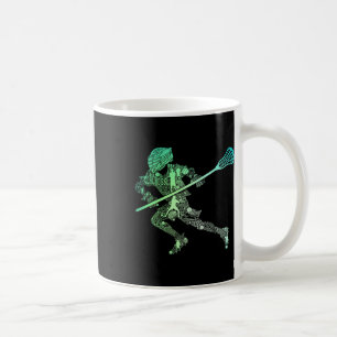 Lacrosse Lax Player Athlete Sporty Coach Team Spor Coffee Mug