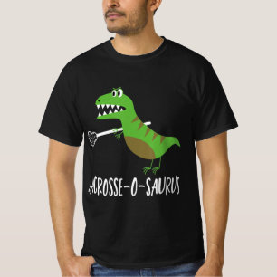 Lacrosse  Lax Player Dinosaur Dino Lover Sport Gif T-Shirt
