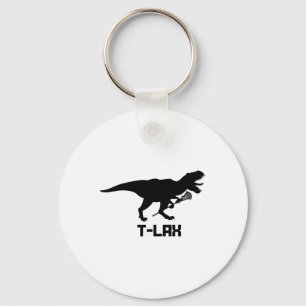 Lacrosse Lax T-rex Dinosaur Men Women Youth Gift  Key Ring