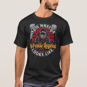 Lacrosse Legend Coach Boys Mens Lax T-Shirt