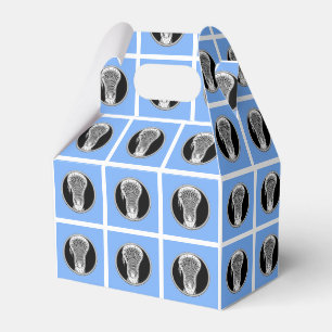 Lacrosse Light Blue Favour Box