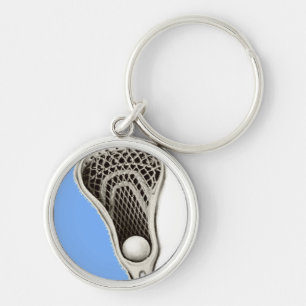 Lacrosse Light Blue Team Key Ring
