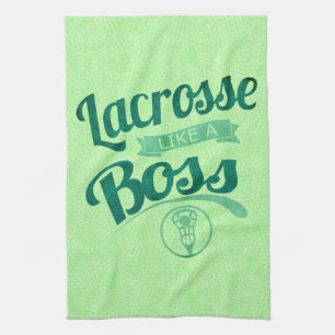 Lacrosse Like A Boss Tea Towel