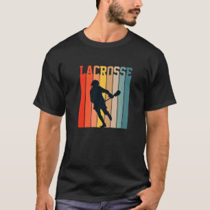 Lacrosse Love Lax Sport Players Teams Coach Retro T-Shirt