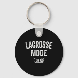 Lacrosse Mode On Funny Lax Player Gift Coach Instr Key Ring