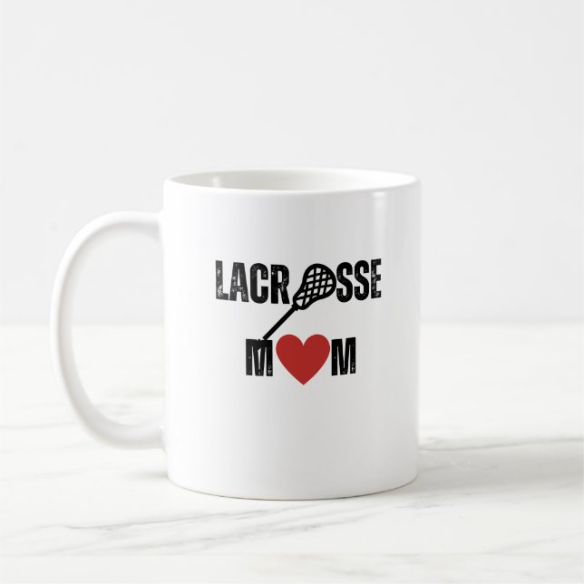 Lacrosse Mum Coffee Mug (Left)