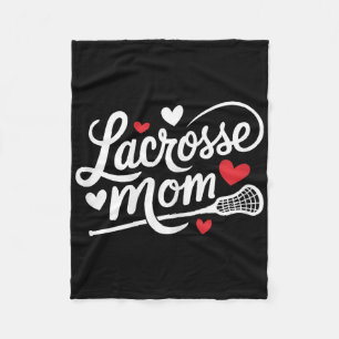 Lacrosse Mum Cute Lacrosse Player Mother Womens Fleece Blanket