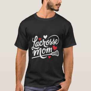 Lacrosse Mum Cute Lacrosse Player Mother Womens T-Shirt