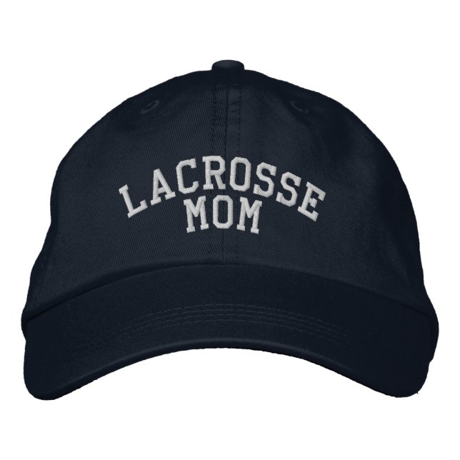 Lacrosse Mum Embroidered Hat (Front)