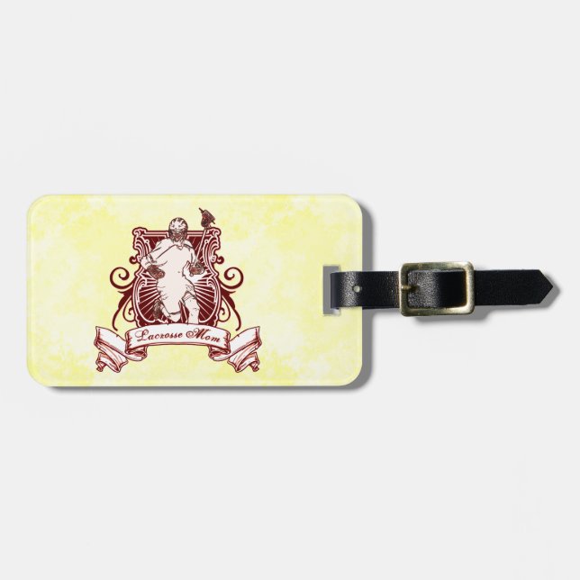 Lacrosse Mum Luggage Tag (Front Horizontal)