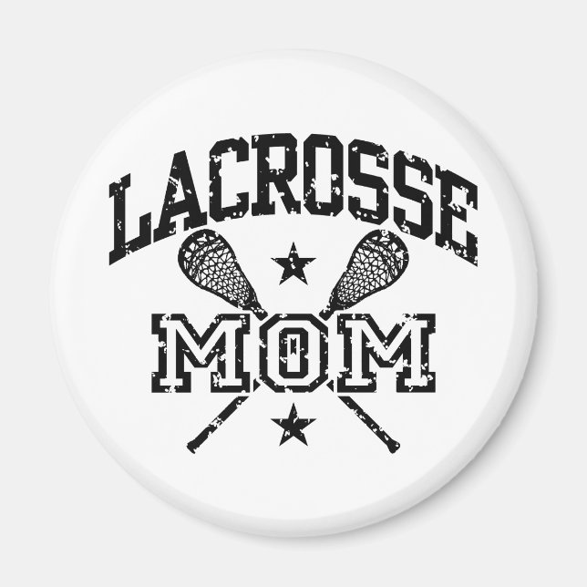 Lacrosse Mum Magnet (Front)