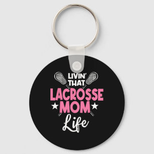 Lacrosse Mum Player Team Sport Mummy Mother's Day  Key Ring