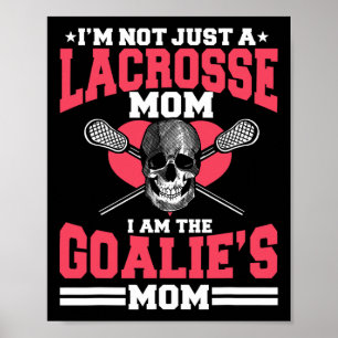 Lacrosse Mum Player Team Sport Mummy Mother's Day Poster