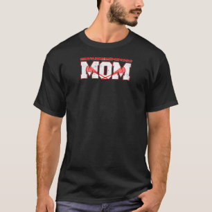 Lacrosse Mum Vintage Retro Lacrosse Stick Sun      T-Shirt