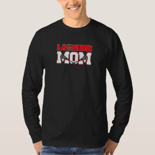 Lacrosse Mum Vintage Retro Lacrosse Stick Sun T-Shirt