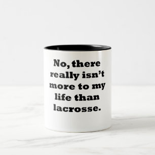 Lacrosse My Life Two-Tone Coffee Mug