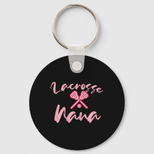 Lacrosse Nana Cute Mum Grandmother Sports Grandma  Key Ring