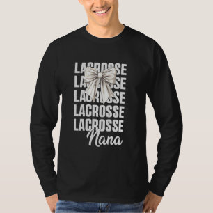 Lacrosse Nana Lax Player Stylish Sports Grandma Ga T-Shirt