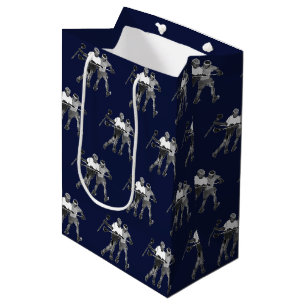 Lacrosse Navy Blue Medium Gift Bag