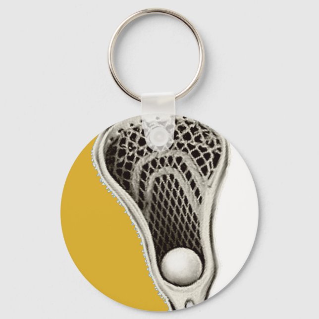 Lacrosse novelty gift key ring (Front)