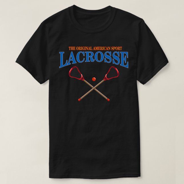 Lacrosse Original American Sport 2 T-Shirt (Design Front)