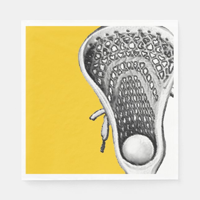 Lacrosse Party Napkin (Front)