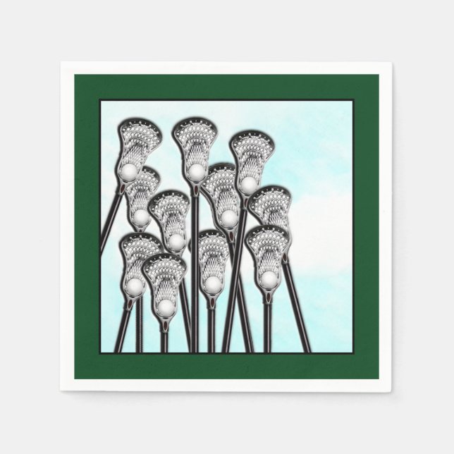 Lacrosse Party Napkin (Front)