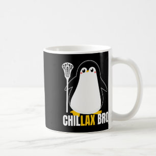 Lacrosse Penguin Funny Lax Team Lacrosse Christmas Coffee Mug