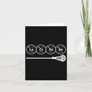 Lacrosse Periodic Table Of Elements Chemistry Card