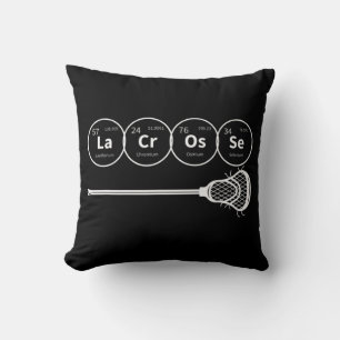 Lacrosse Periodic Table of Elements Chemistry Gift Cushion