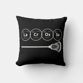 Lacrosse Periodic Table of Elements Chemistry Gift Cushion