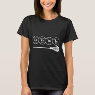 Lacrosse Periodic Table Of Elements Chemistry T-Shirt